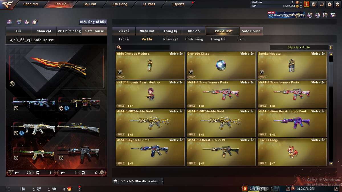 shop acc cf uy tin gia re